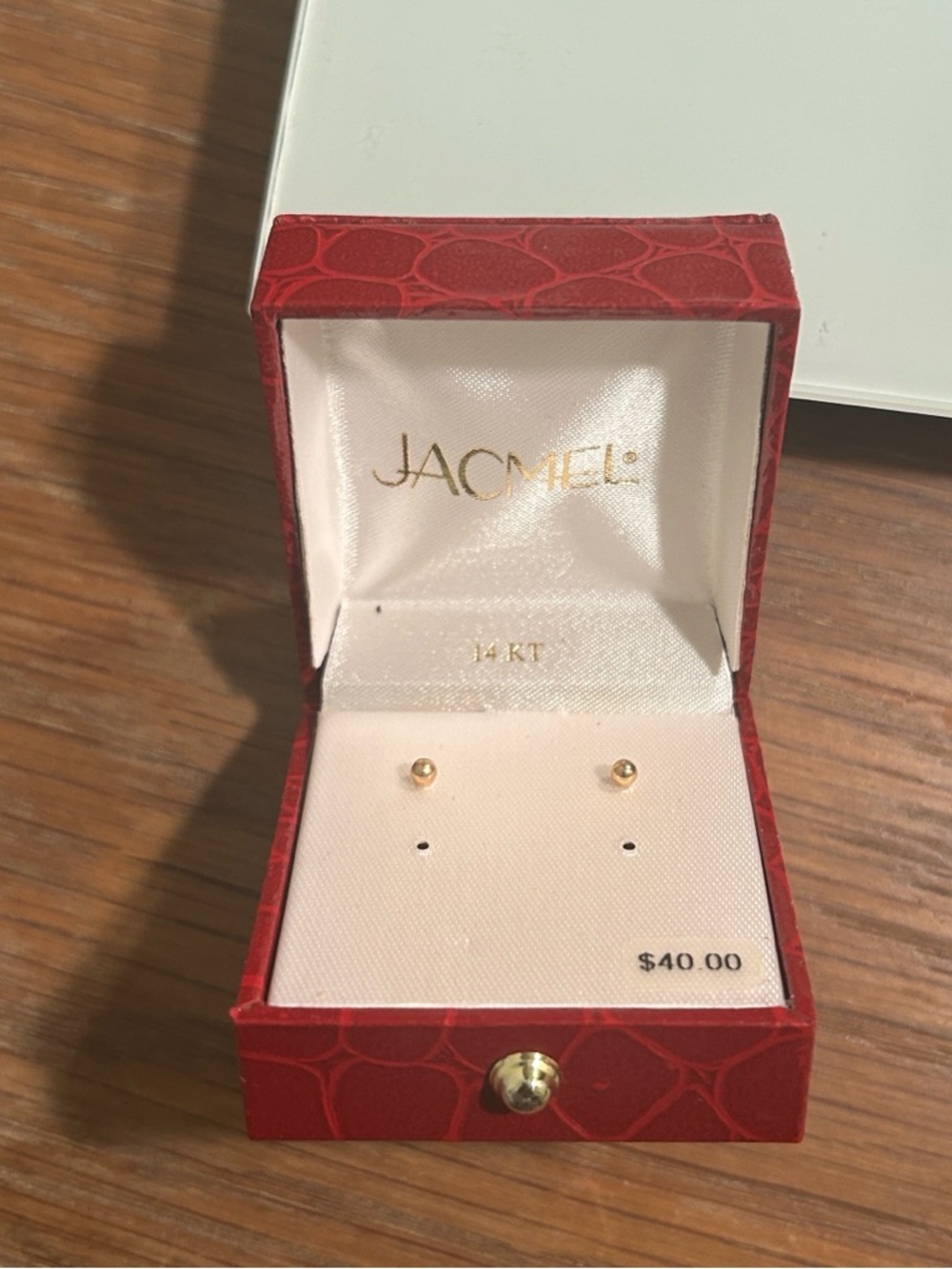 JACMEL 14K Yellow Gold Petite Ball Stud Earrings